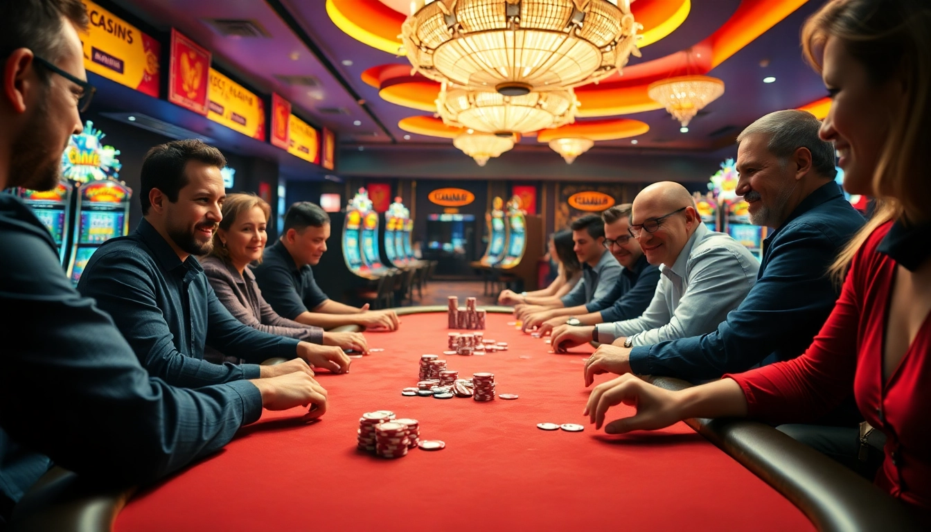 Tangkap momen saat login poker88 di meja poker yang ramai di kasino.