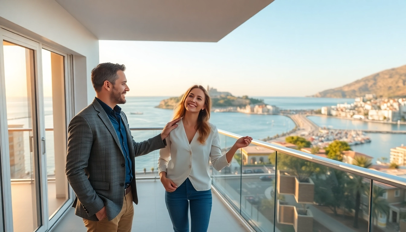 Couple looking to buy apartment in Alanya with a stunning sea view.
