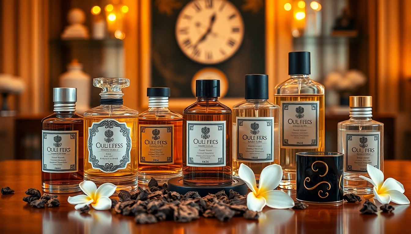 Explore a captivating display of Oud for greatness alternative fragrances in elegant settings.