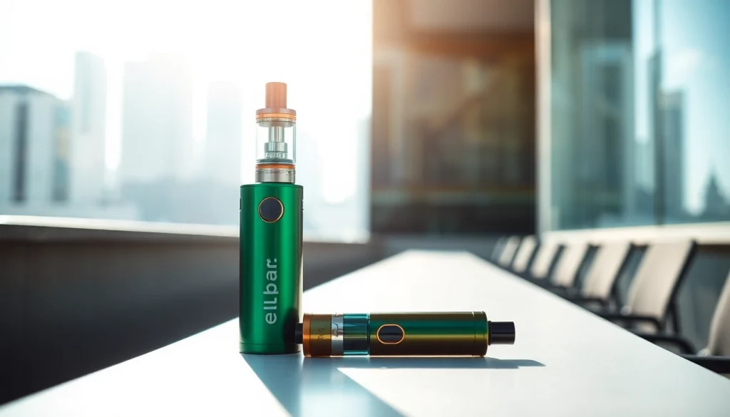 Die elf bar elfa in einem stylischen urbanen Setting, umgeben von frischen Farben und modernem Design.