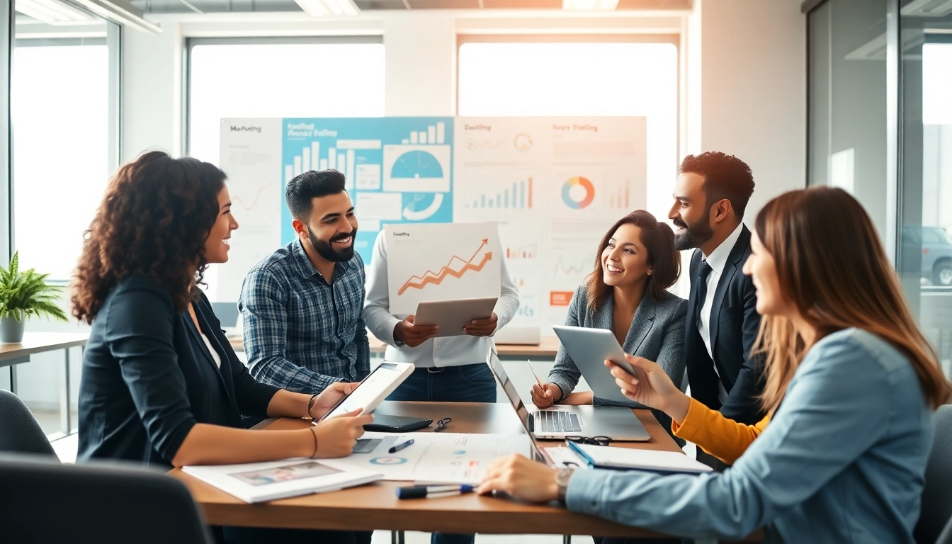 Enhance your strategy with Good Wolf Marketing through a dynamic team discussion.