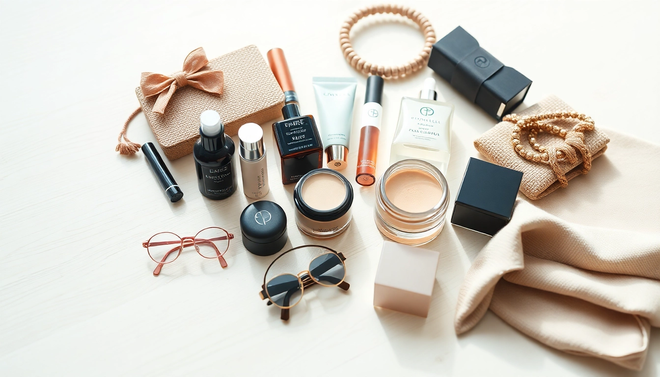 Professional product photography showcasing beauty and fashion items