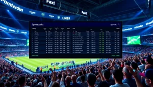 Evaluate the best sports betting sites in India with a vibrant sportsbook and stadium view.