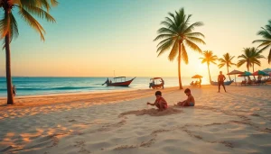 Deslumbrante vista do nascer do sol na praia de Paripueira AL, com areias douradas e águas cristalinas.