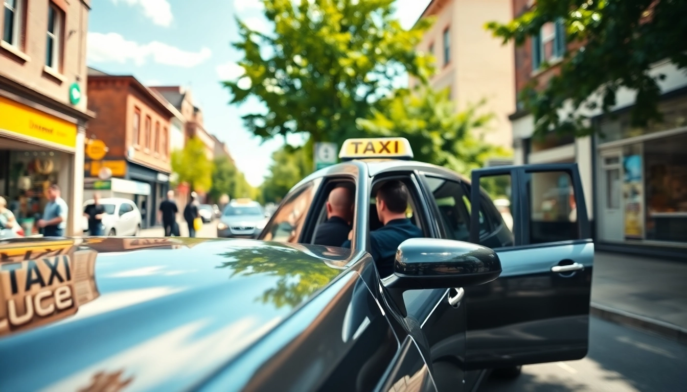 Book a comfortable West bridgford Taxi for your travel needs in a busy urban setting.