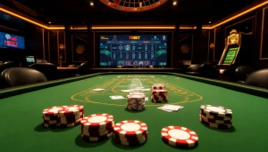 Experience high-stakes excitement at Nhà cái F8BET with professional poker and roulette tables.