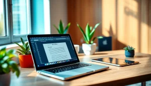 Engaging workspace featuring WPS Office for efficient wps下载.