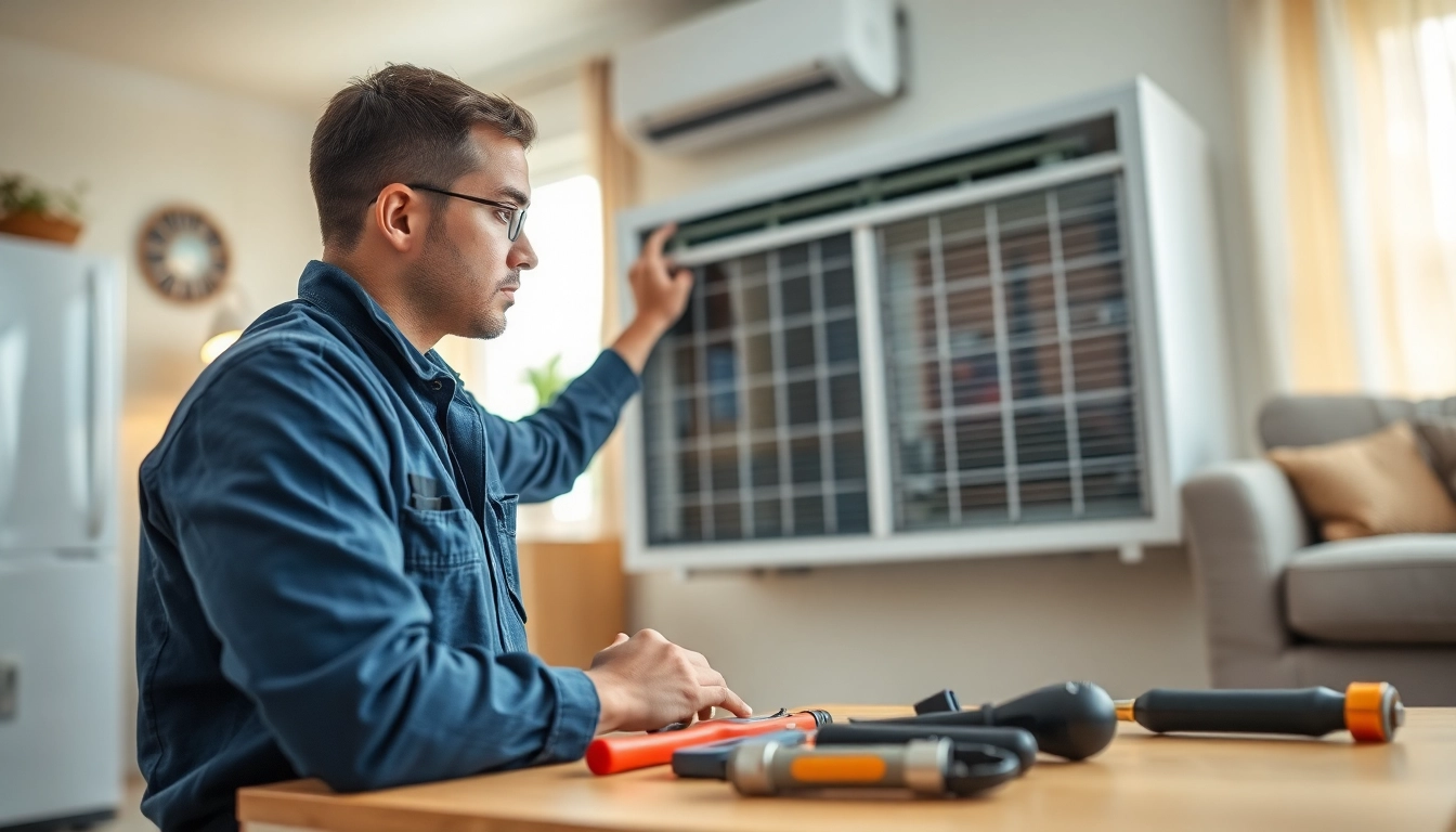 Technician conducts AC repair Glendale AZ emphasizing quality service and professionalism.