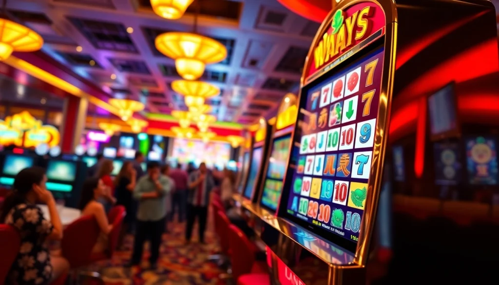 Mainkan mahjong ways 2 yang menarik dengan simbol warna-warni di mesin slot.