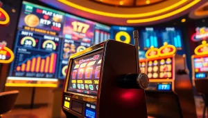 Experience the excitement of slot hoki with vibrant, spinning reels and engaging RTP stats in a lively online gaming atmosphere.