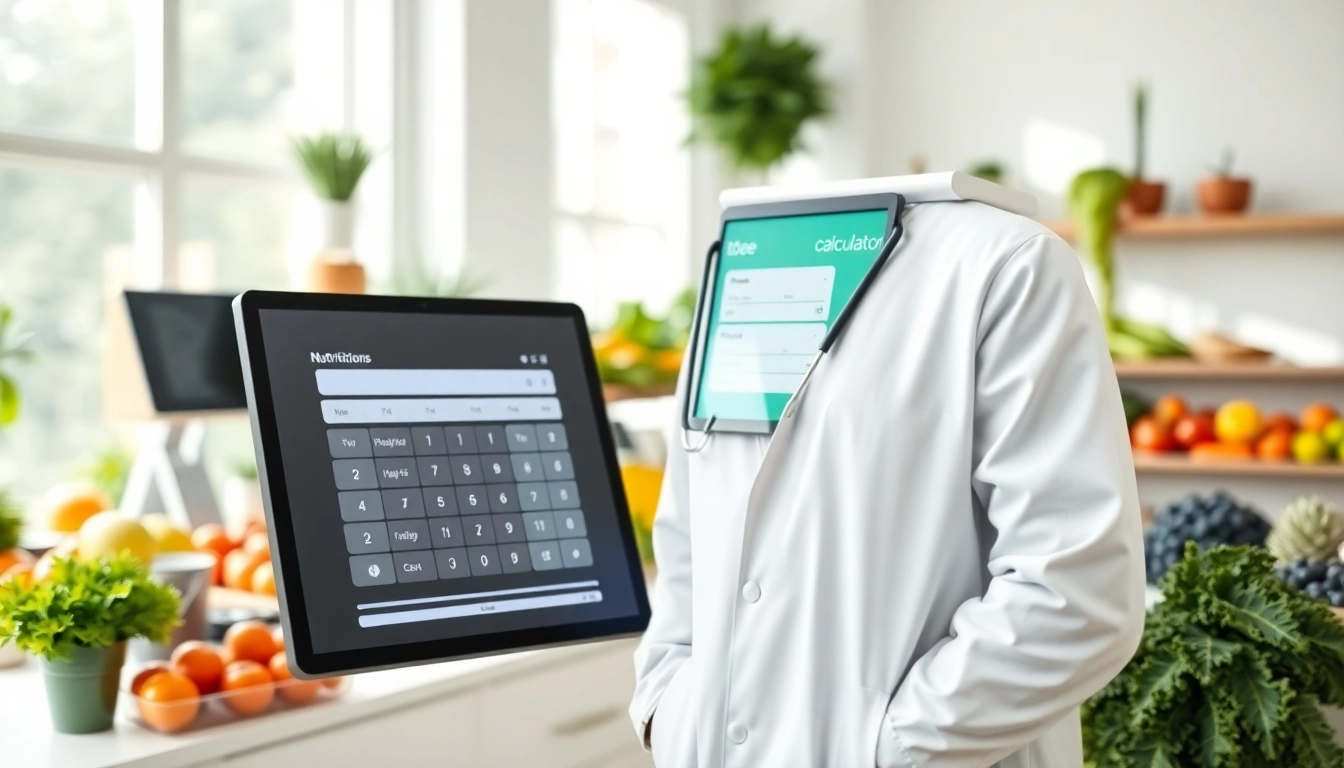 Calculate your Total Daily Energy Expenditure with a user-friendly tdee calculator displayed by a nutritionist.