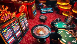 Engage with the excitement of Slot Online Terpercaya amidst vibrant casino action and lively gameplay.