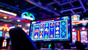 Menampilkan slot deposit 1000 qris dengan antarmuka permainan slot yang menarik.