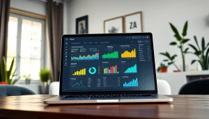Boost your TikTok presence with this professional TikTok SMM panel interface in a modern workspace.