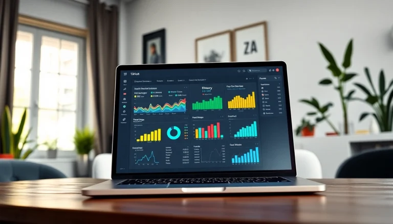Boost your TikTok presence with this professional TikTok SMM panel interface in a modern workspace.