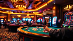 Players strategize at a poker table while enjoying the luxury of V9 bet casino.