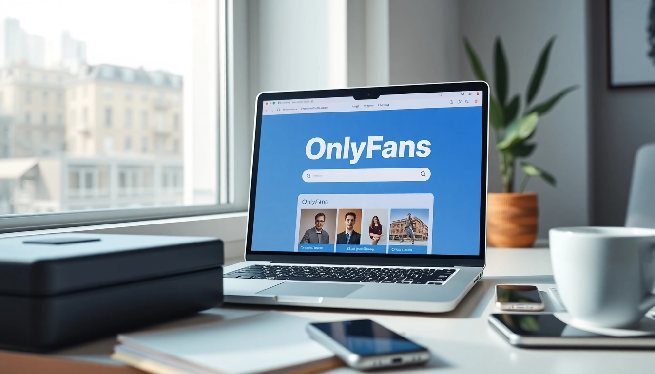 Visual guide on how to search OnlyFans without username in a digital workspace