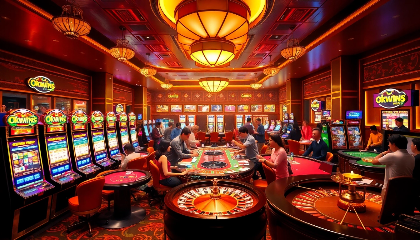 Experience the excitement of slot machines and poker tables at https://okwin68.net/, where players enjoy thrilling wins.