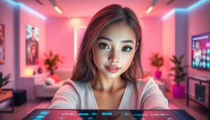 Engaging interactive character AI interface showcasing free NSFW character AI experience.