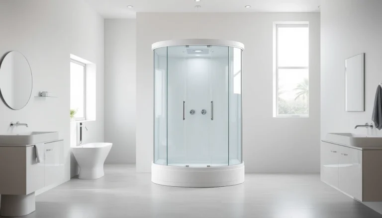 Erleben Sie die elegante sonni Duschkabine 80x80 in einem modernen Badezimmer.