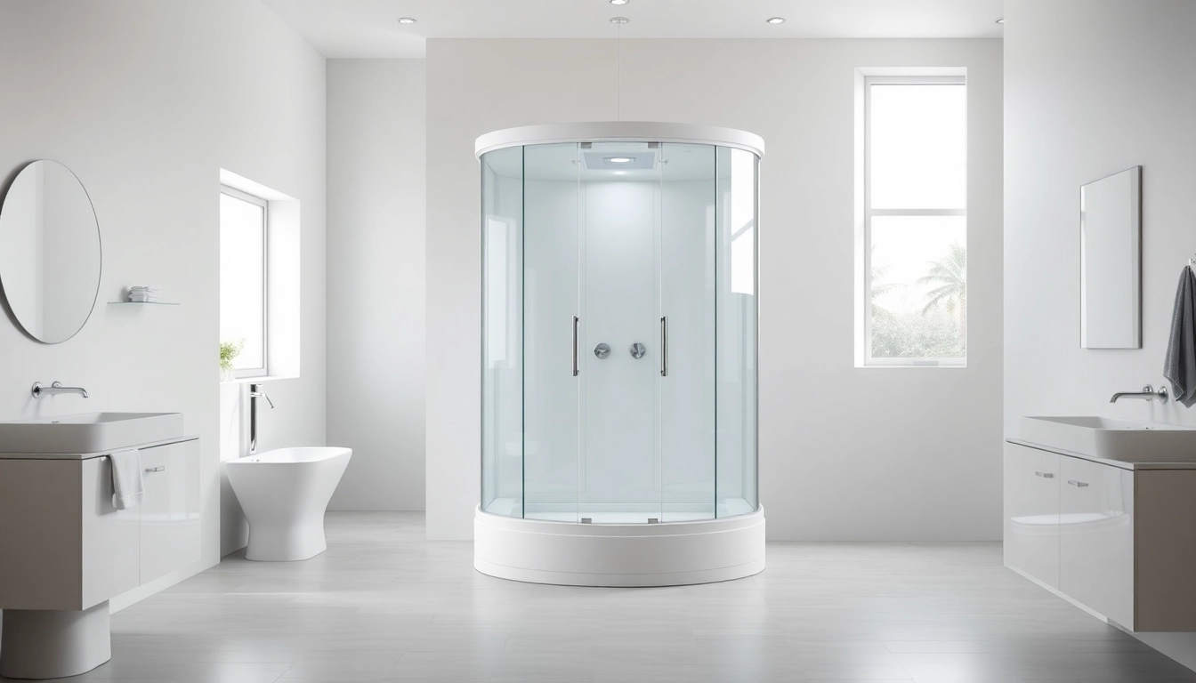 Erleben Sie die elegante sonni Duschkabine 80x80 in einem modernen Badezimmer.