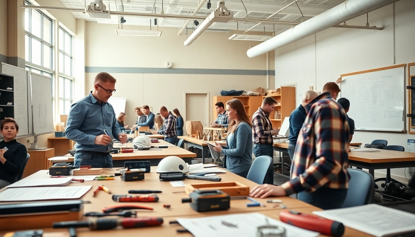 Students engaged in interactive lessons at a Trade School In Tennessee environment.