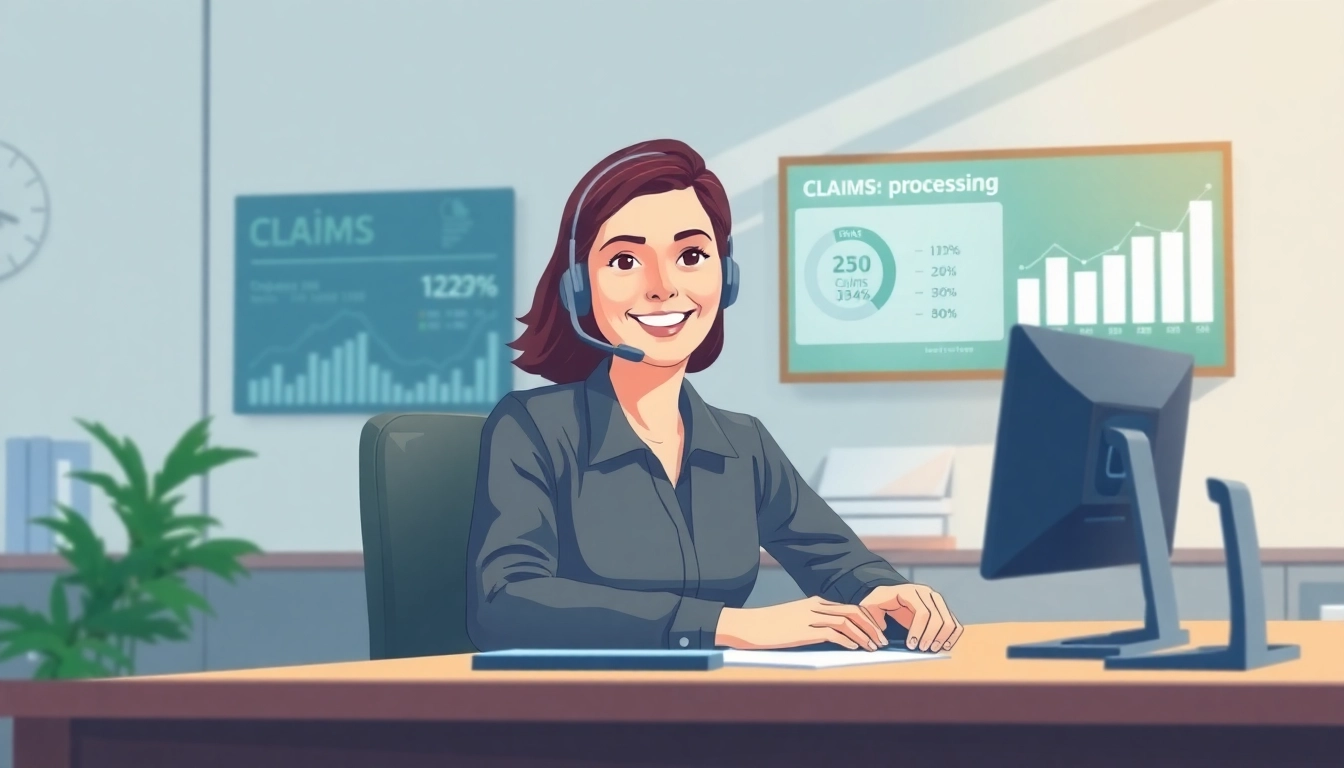 Understand how fast does Pretzel pay claims with a friendly service representative assisting in a bright office.