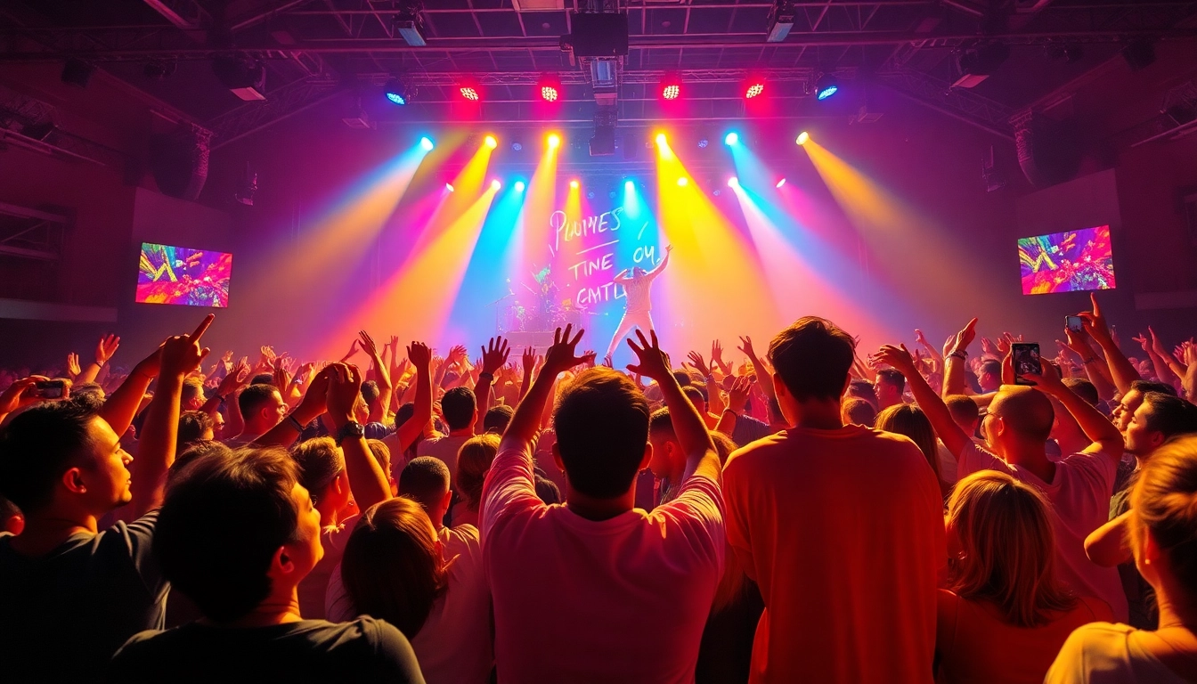 BTS news performance showcasing the group in an energetic concert setting with vibrant colors.