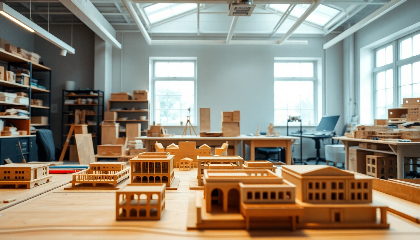 Architekturmodellbau Hannover: Detailreiche Modelle in einem kreativen Atelier. Handwerkskunst und Innovation vereint.