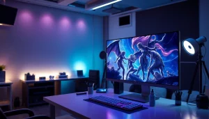 AI nsfw creative studio with digital art technology showcasing imaginative adult characters.