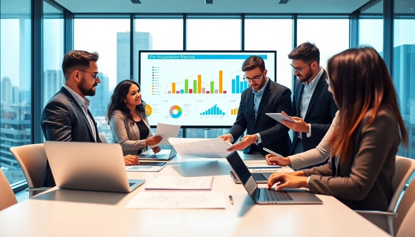 Experience effective Acquisition Planning through a dynamic business meeting highlighting strategic discussions.