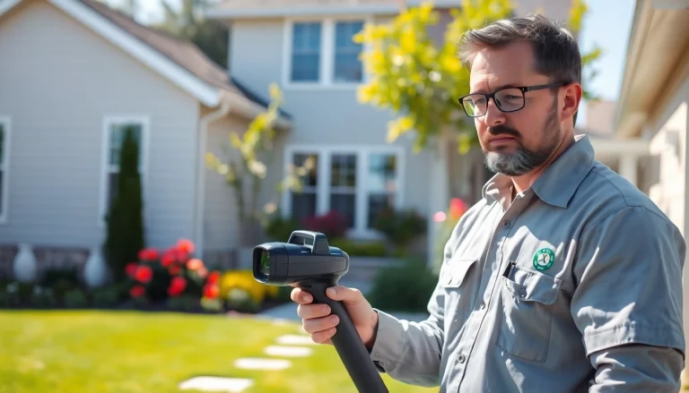 Affordable exterminator near me providing pest control solutions in a residential setting.
