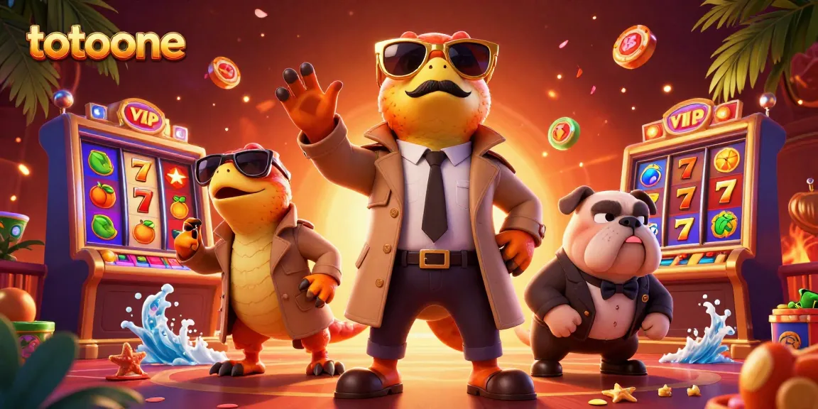 Slot keberuntungan menggoda di totoone, raptor lucu dalam jas berusaha memasuki kasino VIP.