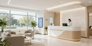 Hair transplant Turkey - compassionate doctor consultation in a welcoming healthcare environment.